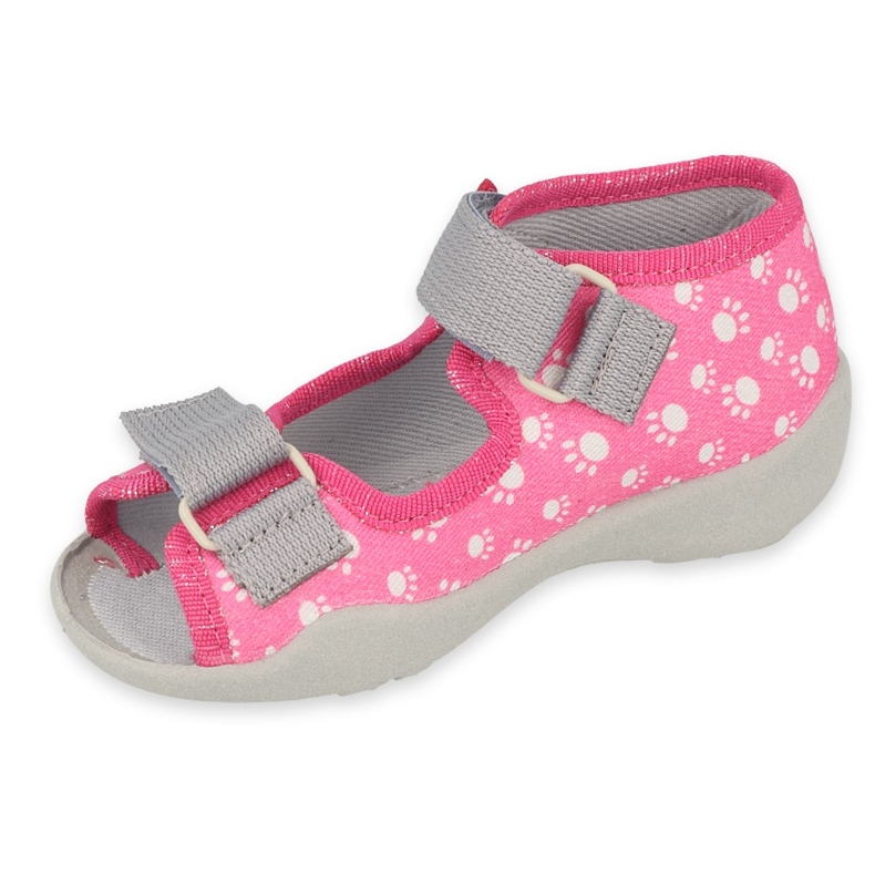 Zapatos befado niño 242P108 rosado gris 1