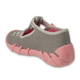 Zapatos befado niño 110P453 rosa gris 2