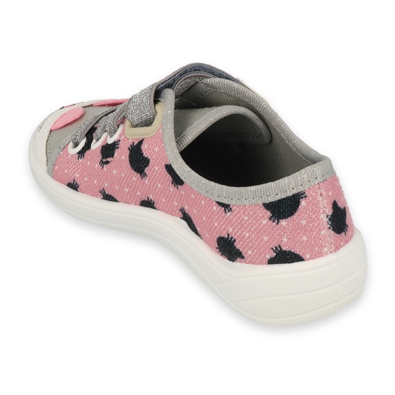 Zapatos befado niño 251X184 rosado gris 2