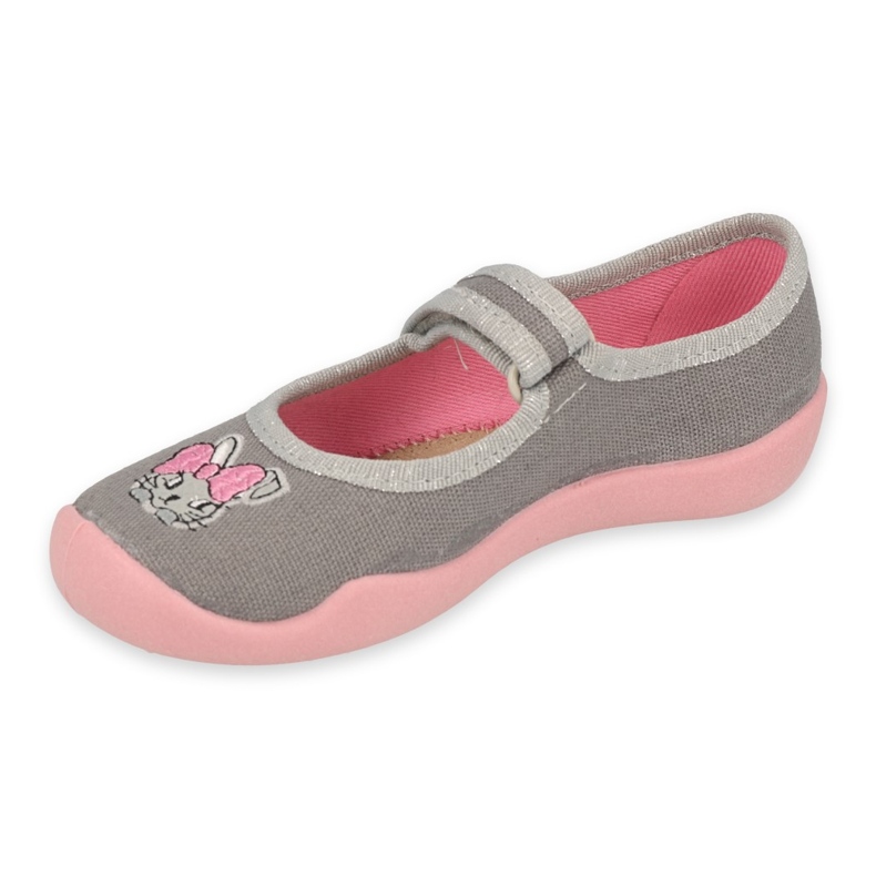 Zapatos befado niño 114X479 rosado gris 1