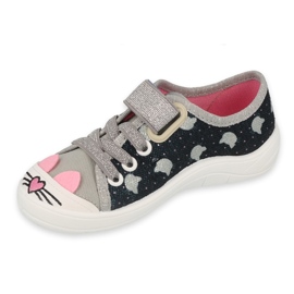 Zapatos befado niño 251X186 rosa plata gris 1
