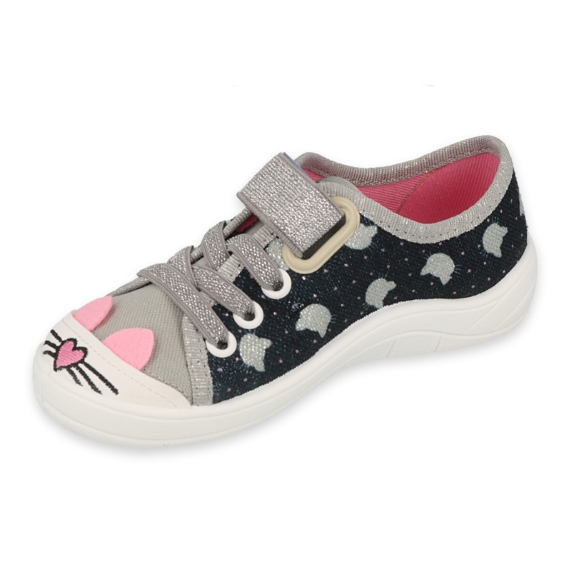 Zapatos befado niño 251X186 rosado plata gris 1