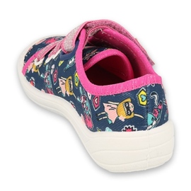 Zapatos befado niño 251X187 azul marino rosa 2