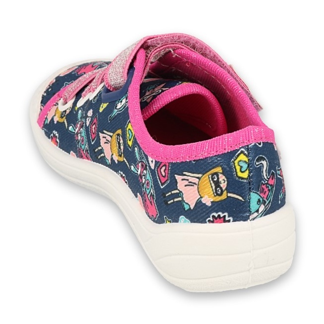 Zapatos befado niño 251X187 azul marino rosa 2