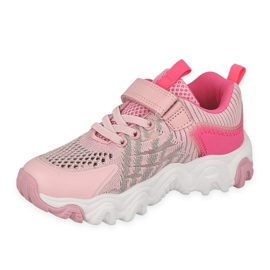 Zapatos befado niño 516Y101 rosado gris 3