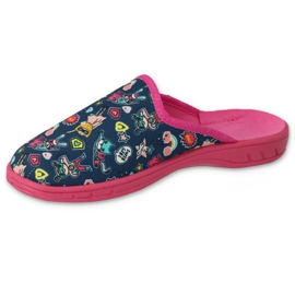 Zapatillas para niños de Befado 707Y423 Aplicaciones coloridas azul 1 Zapatillas para niños de Befado 707Y423 Aplicaciones coloridas azul 1