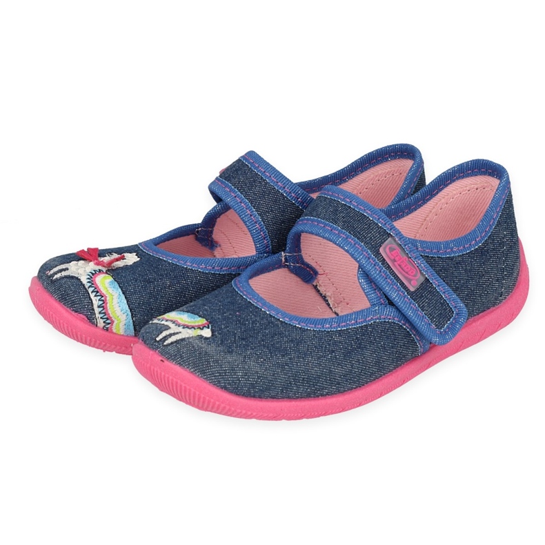 Zapatillas para niños de Befado con una aplicación 955x014 azul 1