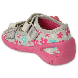 Zapatos befado niño pu 065P175 rosado gris 2