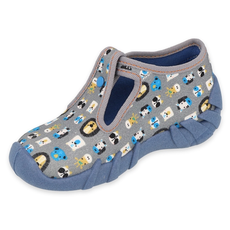 Zapatos befado niño 110P438 azul gris multicolor 1 Zapatos befado niño 110P438 azul gris multicolor 1