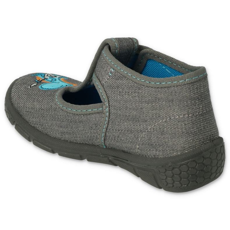 Zapatillas para niños de Befado 531p098 gris 2