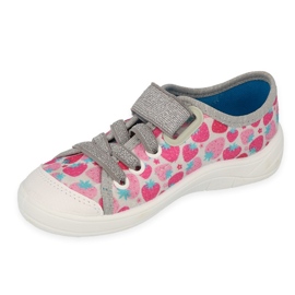 Zapatos befado niño 251X190 rosa gris 1