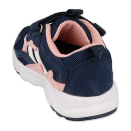 Zapatos befado niño 516P124 azul marino rosa 2