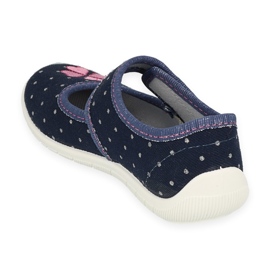 Zapatos befado niño 945X465 azul marino rosado 2