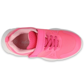 Zapatos de befado de colores para jóvenes 516Q119 rosado 2