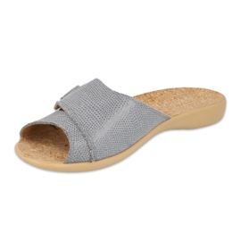 Befado zapatos mujer pu 265D023 gris 1