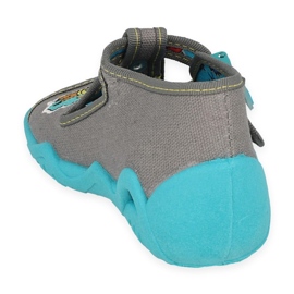 Zapatillas para niños de Befado para el cierre 217p113 gris 2