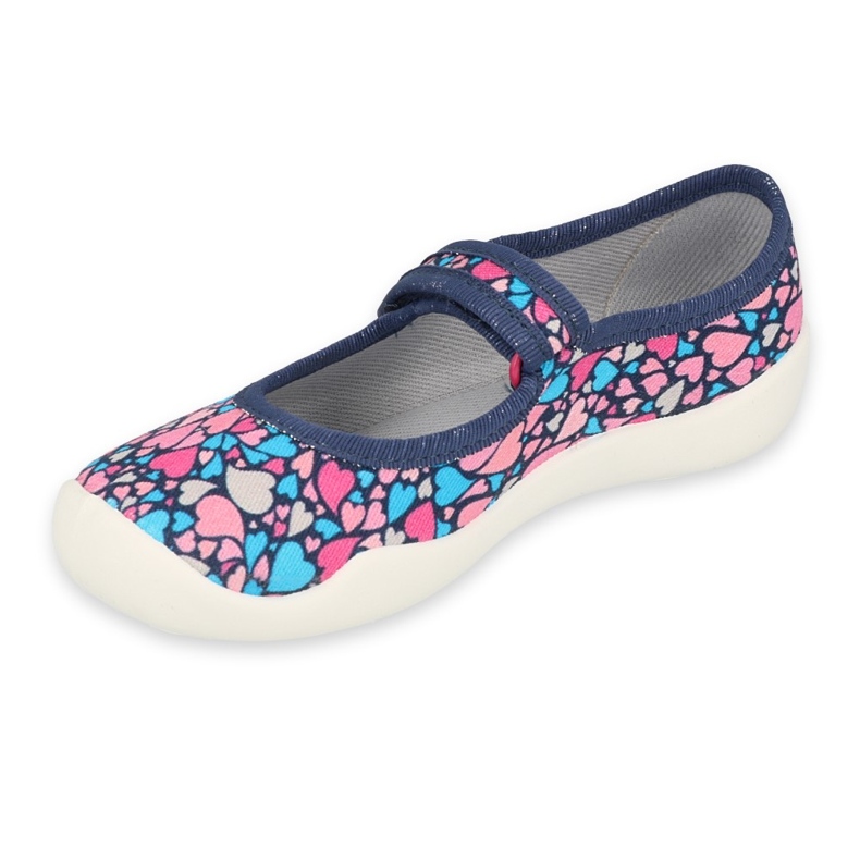 Zapatos befado niño 114X475 azul marino rosado 1