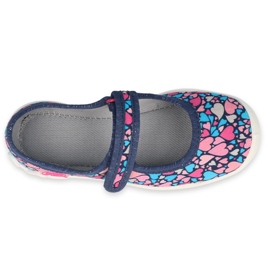 Zapatos befado niño 114X475 azul marino rosado 3