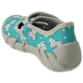 Zapatillas para niños de Befado Speedy Green 109p238 verde 2