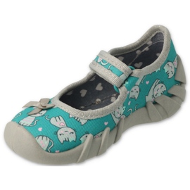 Zapatillas para niños de Befado Speedy Green 109p238 verde 1
