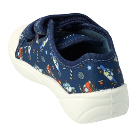 Zapatillas para niños de Befado para velcro 907p142 azul 2