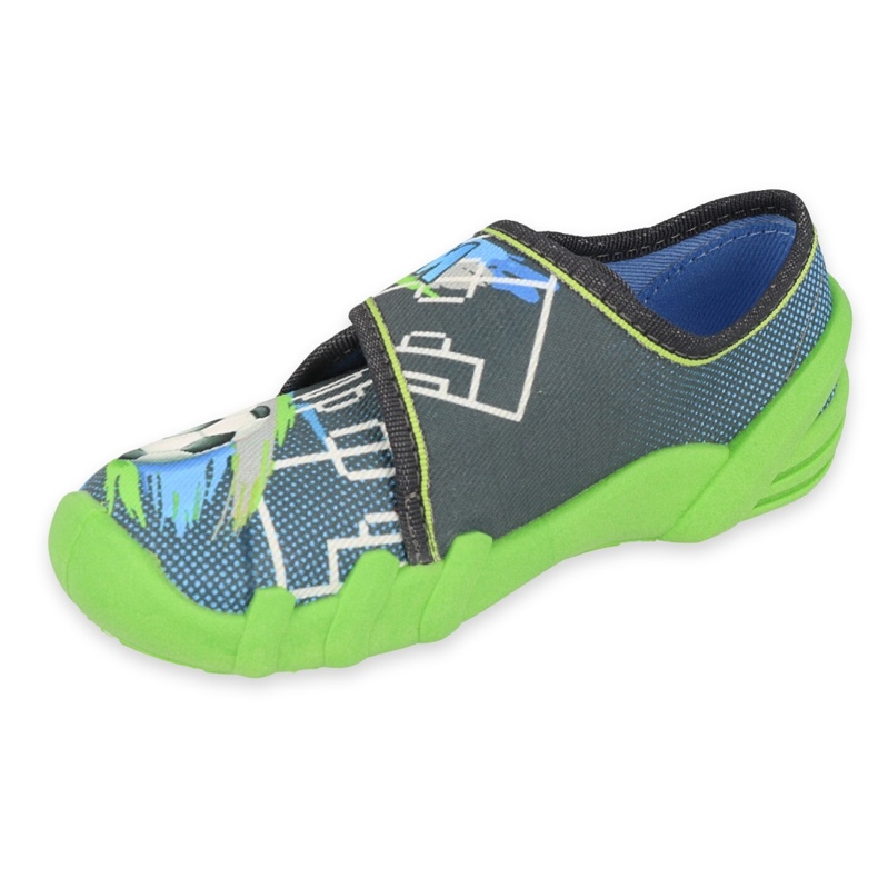 Zapatillas para niños de Befado 273x325 azul gris multicolor verde 1