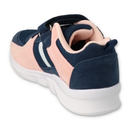 Calzado infantil befado 516Y128 azul marino rosado 3