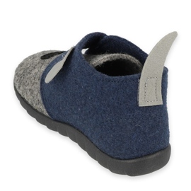 Calzado infantil befado 526P080 azul marino gris 1
