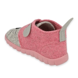 Calzado infantil befado 526P104 rosado gris 2