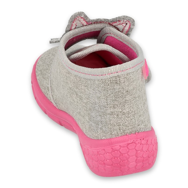 Calzado infantil befado 538P053 rosado gris 2