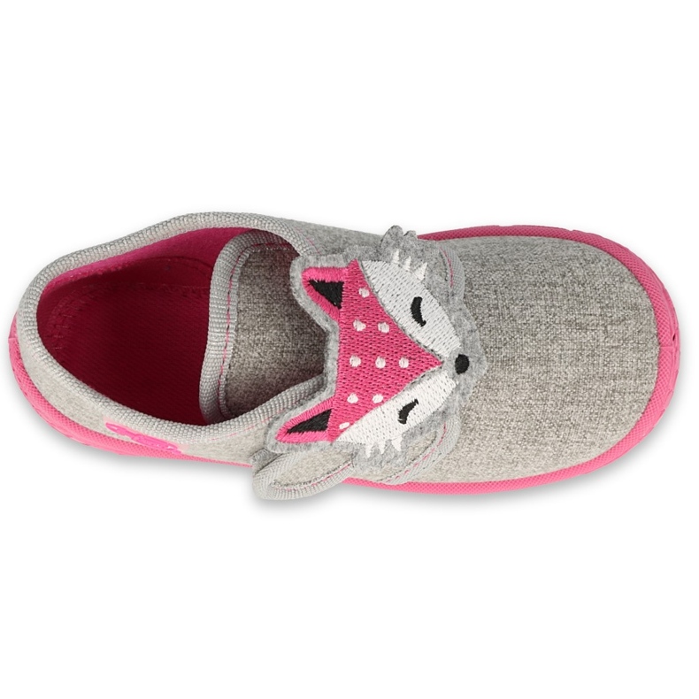 Calzado infantil befado 538P053 rosado gris 1