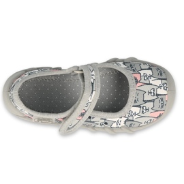 Calzado infantil befado speedy 109P241 rosado gris 3