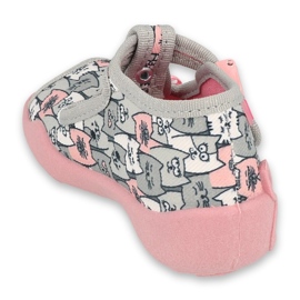Calzado infantil befado 213P133 rosa gris 2