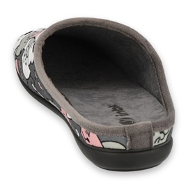Zapatos de mujer befado 155D200 rosado gris 3