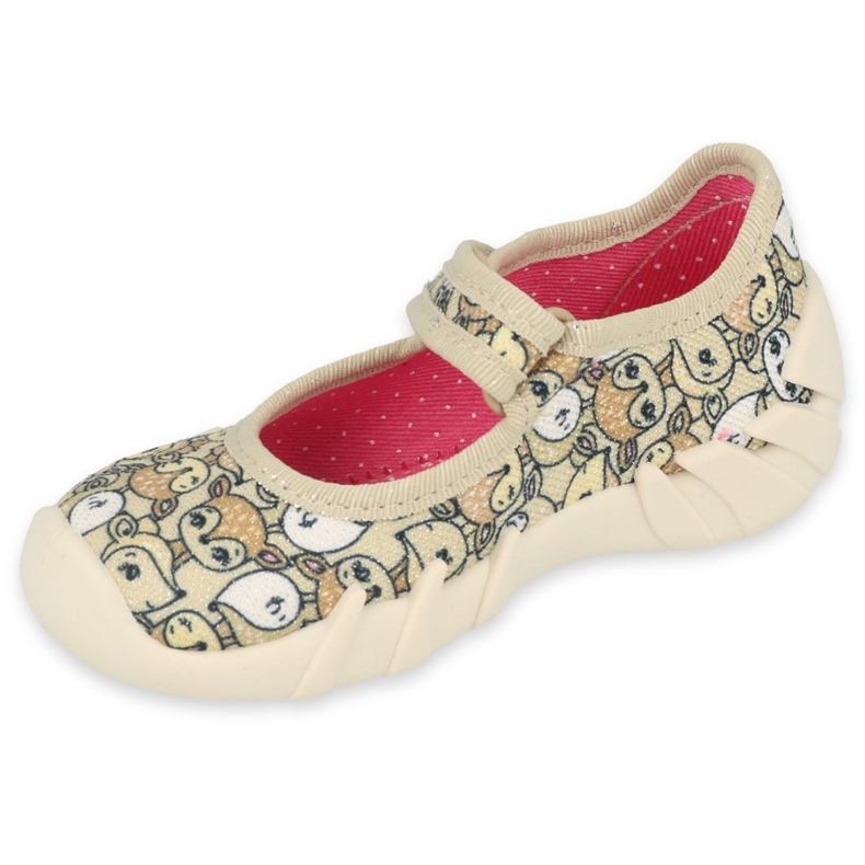 Calzado infantil befado speedy 109P240 beige marrón 1