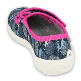 Calzado infantil befado 114Y466 azul marino azul rosado 2
