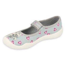 Calzado infantil befado 114X462 rosa gris 2