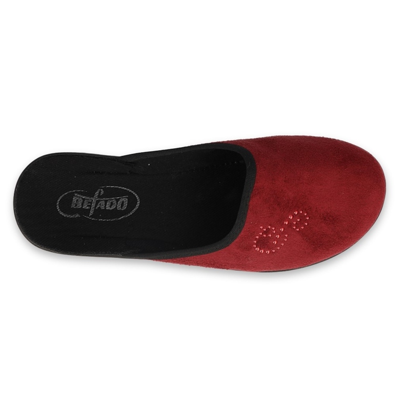 Zapatos de mujer befado pu 552D012 rojo 2
