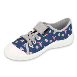 Calzado infantil befado 251Y177 azul marino gris 1