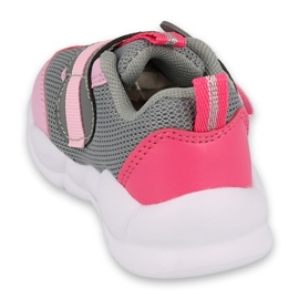 Calzado infantil befado 516P091 rosado gris 2