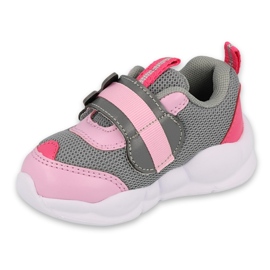 Calzado infantil befado 516P091 rosado gris 1