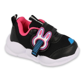 Calzado infantil befado 516P092 negro rosado 4