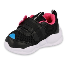 Calzado infantil befado 516P092 negro rosado 1