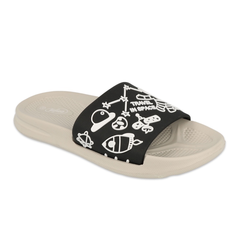 Pantuflas de espuma para niños Befado - negro 152Y008 1