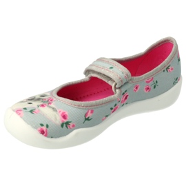 Calzado infantil befado 114X458 rosado gris 1