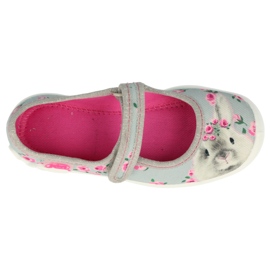 Calzado infantil befado 114X458 rosado gris 3