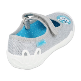 Calzado infantil befado 114X444 azul gris 2