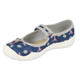Calzado infantil befado 114X445 azul marino gris 1