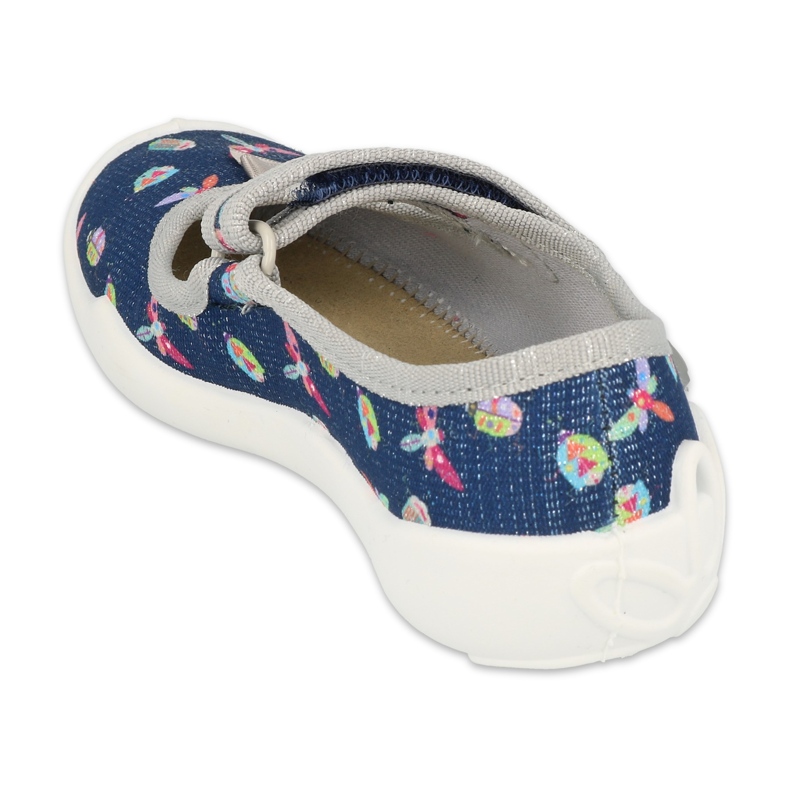 Calzado infantil befado 114X445 azul marino gris 2