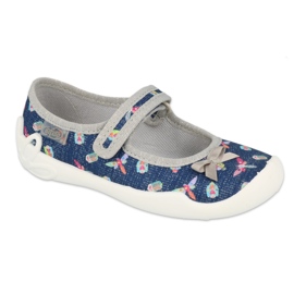 Calzado infantil befado 114X445 azul marino gris 4
